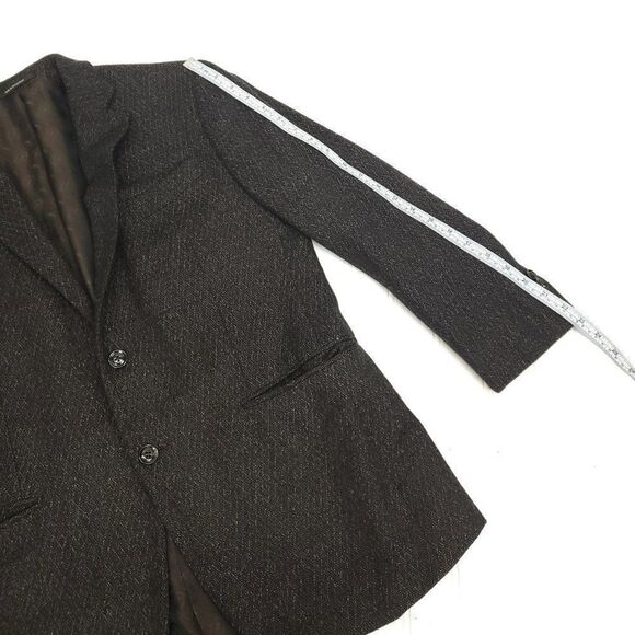 Ermenegildo Zegna Su Misura Men's Blazer Coat Cashmere Silk Custom Made 7-52 C - Picture 10 of 15